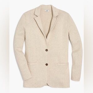 NWT!! J. Crew Cream Sweater-blazer